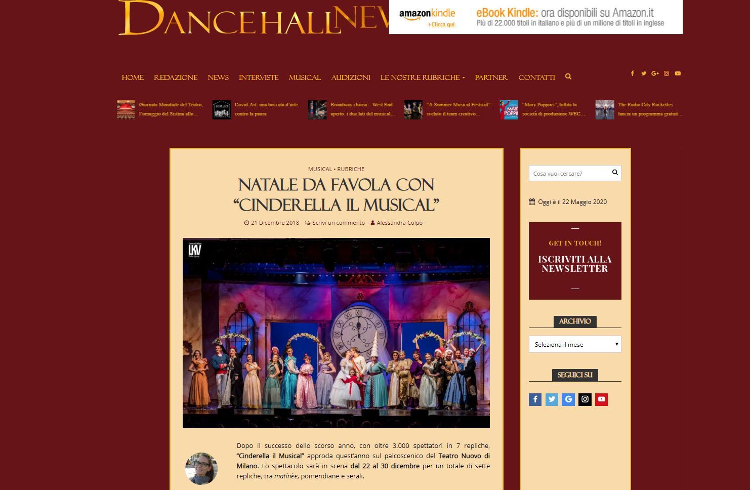 DANCE HALL NEWS Cinderella - 2019